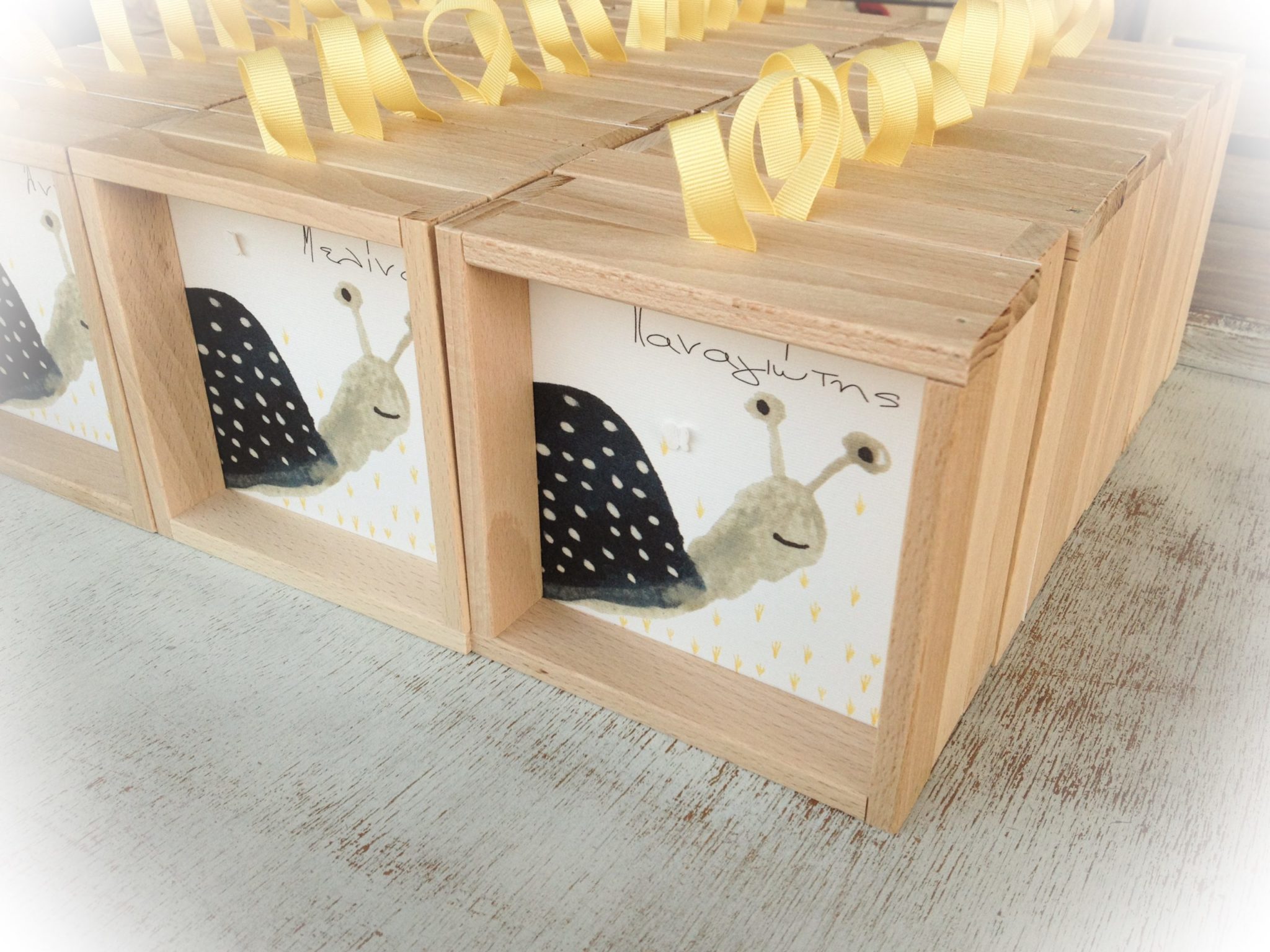 Snails And Butterflies-baptism kids gifts-name boards