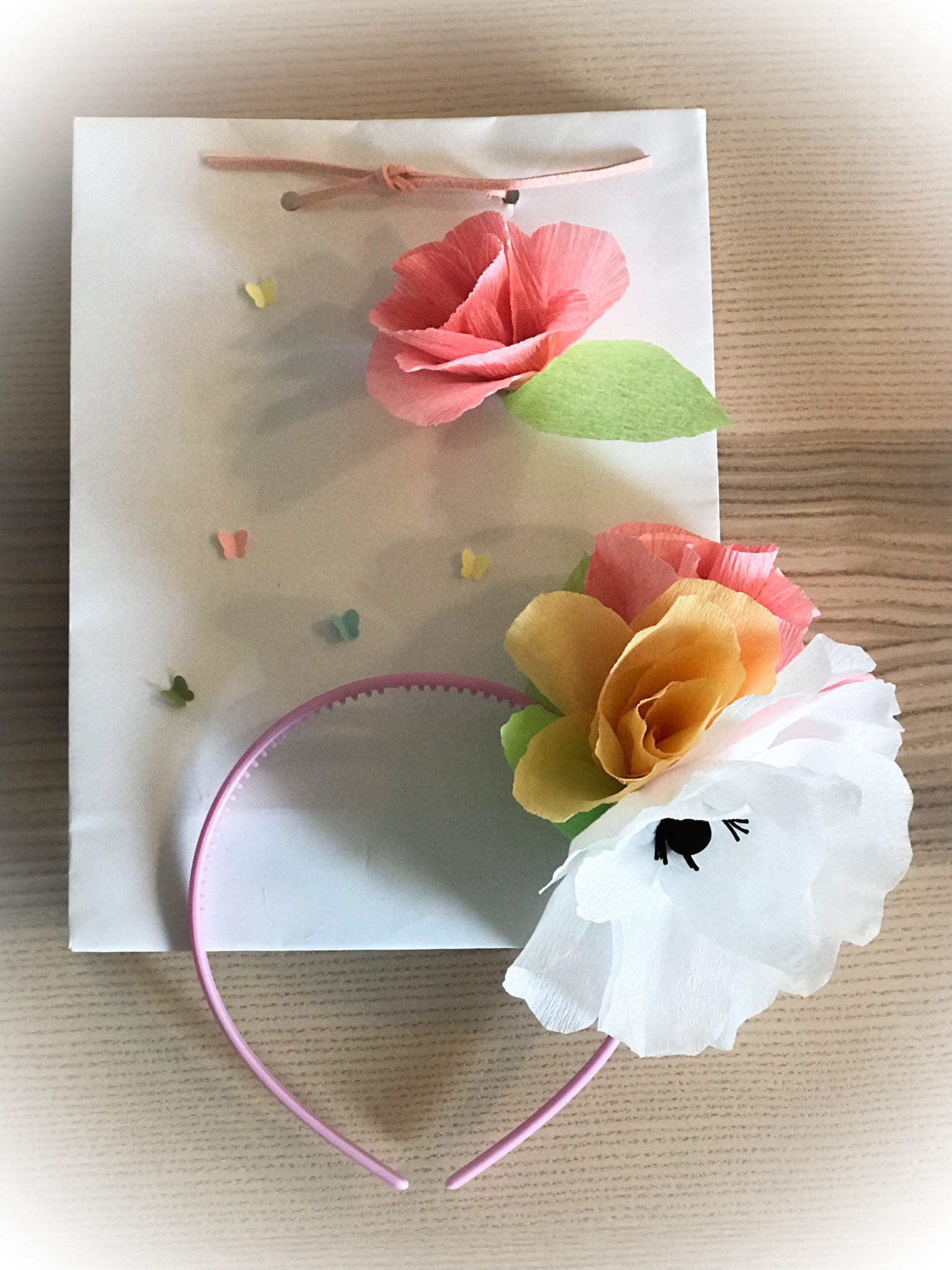 Spring Is Nature’s Way Of Saying Let’s Party-party gift bag-headband-c