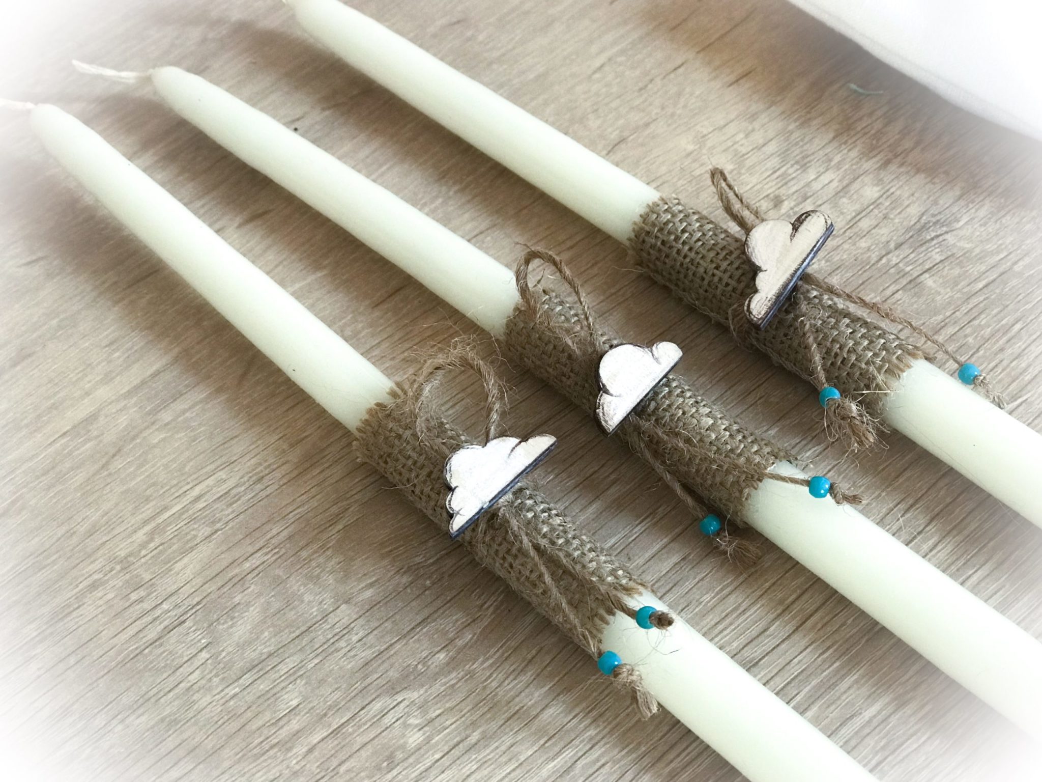 Up In The Sky-baptism set-ladoset-candles
