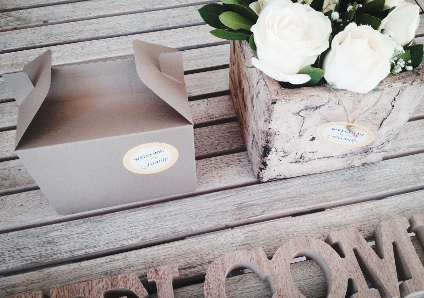 Welcome To Our Family-wedding-welcome gift box