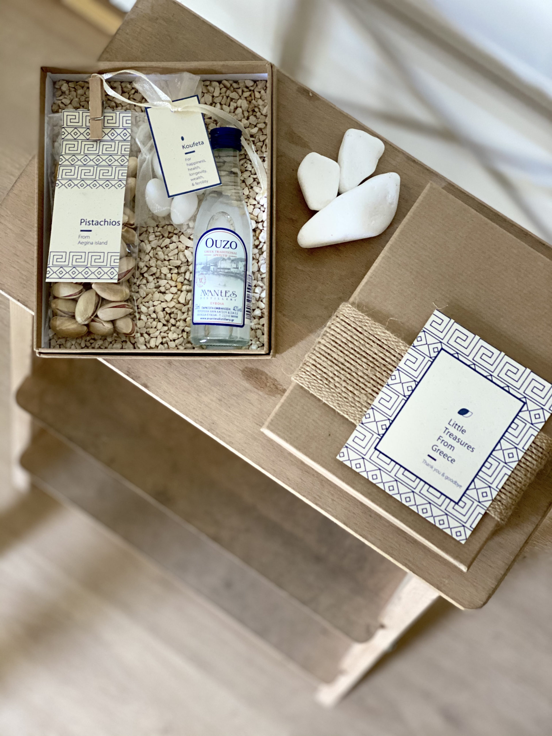 little-treasures-from-greece-wedding-welcome-gift-box-ouzo-nuts-packaging
